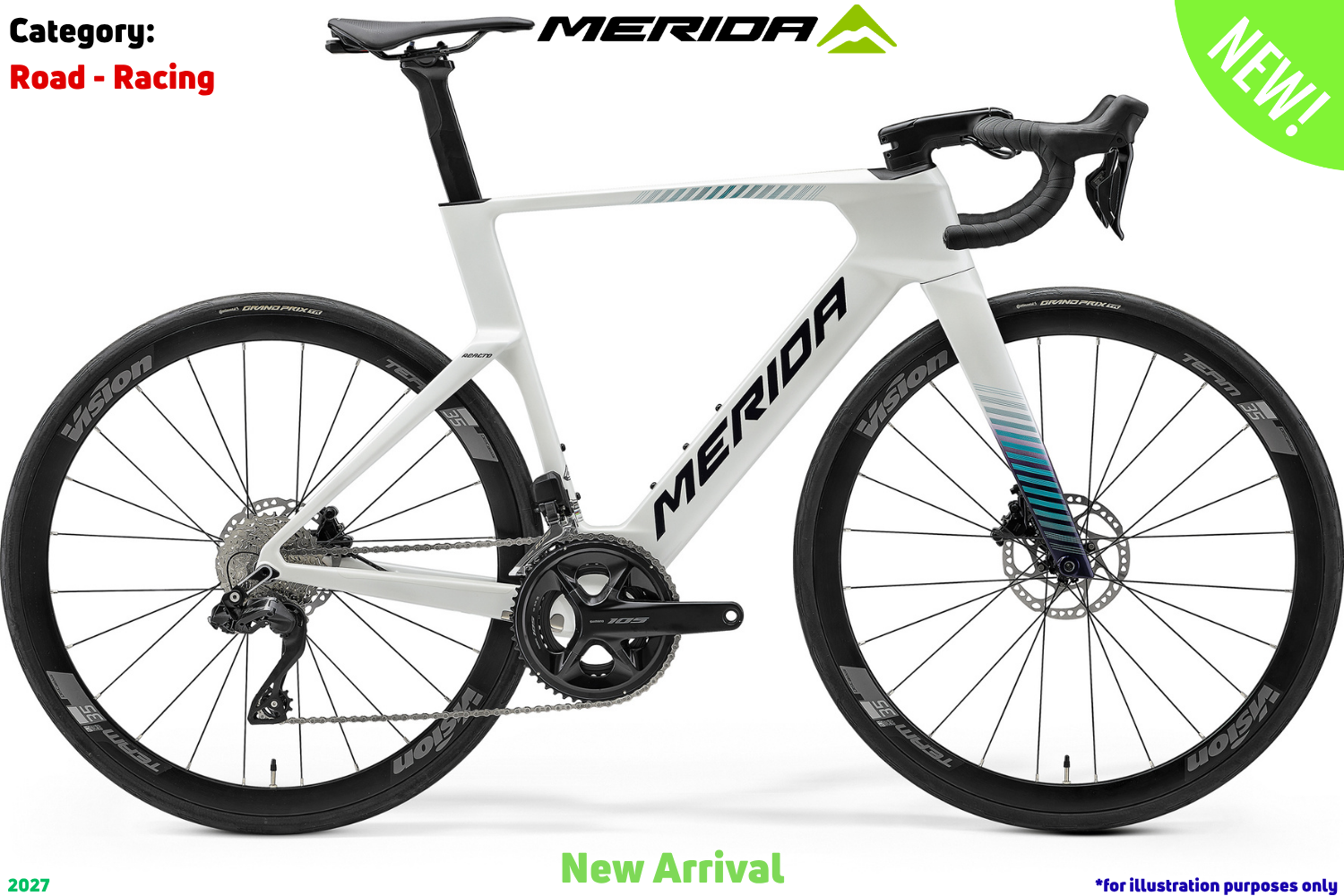 Merida Mission 7000 - Matt Early Moss Grey (Bronze) | Hup Leong